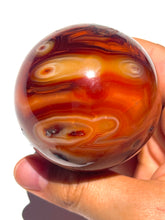 Load image into Gallery viewer, Pink Carnelian Sphere NEW!
