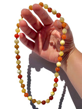 Load image into Gallery viewer, Orange Calcite + Orange Aventurine Handmade Necklace NEW!
