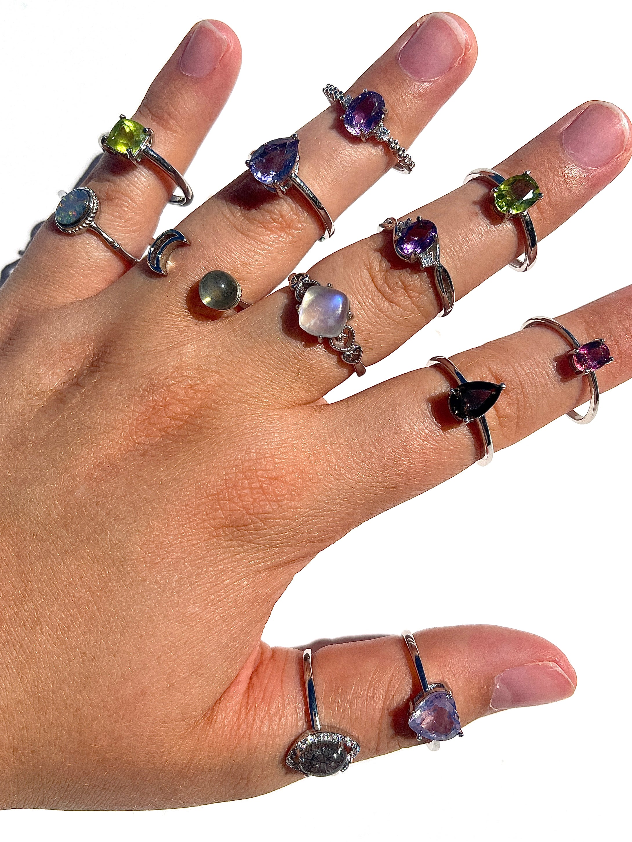 Sterling Silver Adjustable Rings, Choose Your Own NEW!