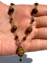 Load image into Gallery viewer, Handmade Tigers Eye Necklace NEW!
