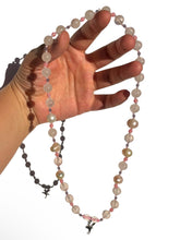Load image into Gallery viewer, Fresh Water Pearl + Rose Quartz+ Pegasus Handmade Necklace NEW!
