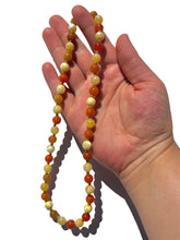 Load image into Gallery viewer, Orange Calcite + Orange Aventurine Handmade Necklace NEW!

