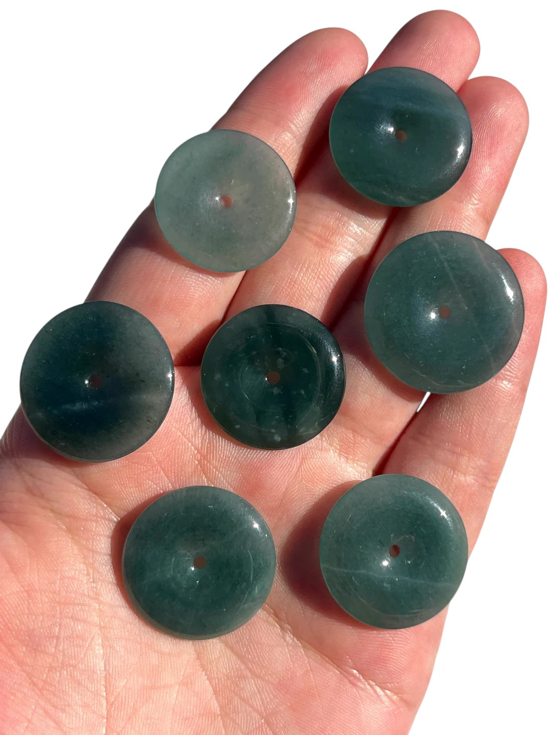 Mini Green Aventurine Donuts NEW!