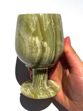 Load image into Gallery viewer, Green Onyx Wine Glass NEW!
