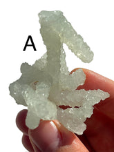 Load image into Gallery viewer, RARE Sugar Prehnite Stalactites / Prehnite After Laumonite NEW!
