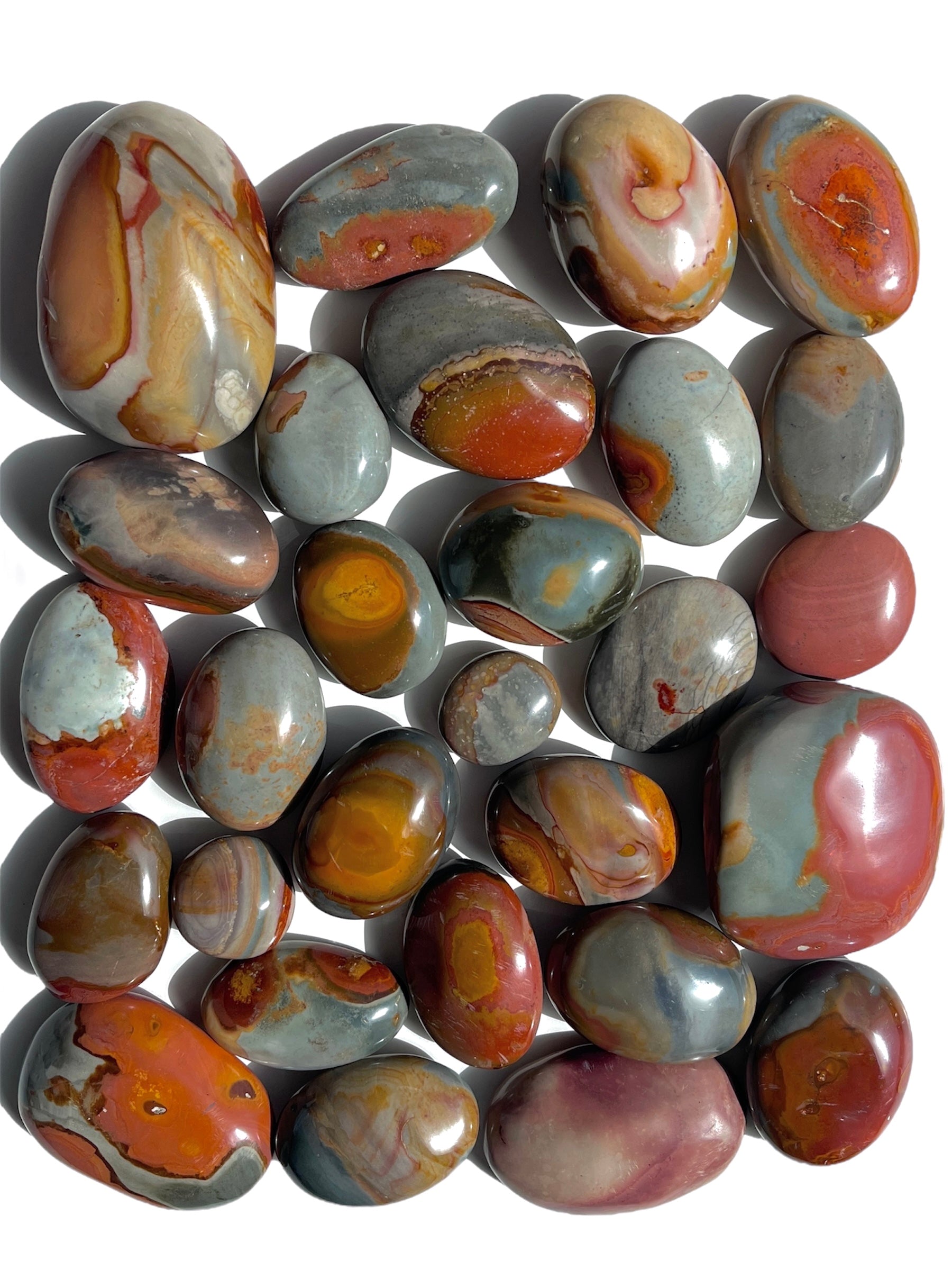 Polychrome Jasper Palmstones, Choose Your Own