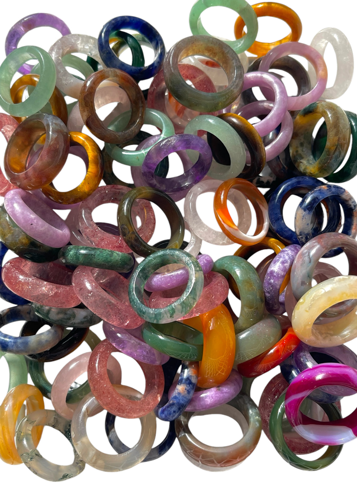 Assorted Crystal Bangle Rings
