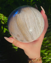 Load image into Gallery viewer, XXL Pastel Ocean Jasper Sphere
