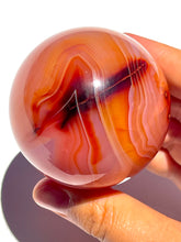 Load image into Gallery viewer, Pink Carnelian Sphere NEW!
