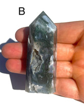 Load image into Gallery viewer, Moss Agate Towers, Choose Your Own NEW!
