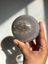 Load image into Gallery viewer, ⊹ Large Druzy Periwinkle Agate Sphere ⊹ Choose Your Own ⊹ NEW!

