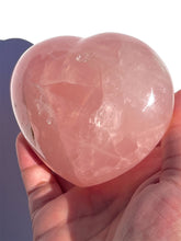 Load image into Gallery viewer, Large Star Rose Quartz Heart NEW!

