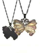 Load image into Gallery viewer, Fluorite Butterfly Necklace NEW!
