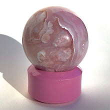 Load image into Gallery viewer, ⊹ Rare Bubble Gum Pink Carnelian + Flower Agate Sphere ⊹ Choose Your Own ⊹ NEW!
