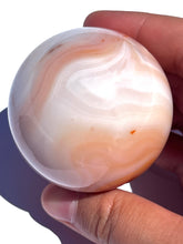 Load image into Gallery viewer, Pink Carnelian Sphere NEW!
