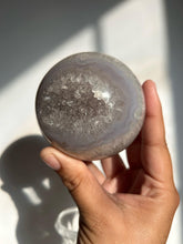 Load image into Gallery viewer, ⊹ Large Druzy Periwinkle Agate Sphere ⊹ Choose Your Own ⊹ NEW!
