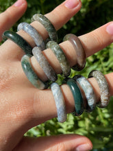 Load image into Gallery viewer, Moss Agate Rings

