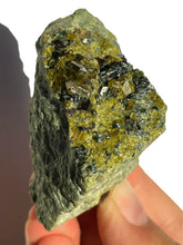 Load image into Gallery viewer, Raw Epidote + Garnet Cluster NEW!
