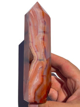 Load image into Gallery viewer, Large Pink Carnelian Tower NEW!
