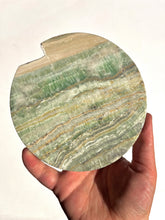 Load image into Gallery viewer, Imperfect Green Aragonite Plate NEW!
