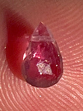 Load image into Gallery viewer, HQ Micro Faceted Pink Sapphire Teardrop Bead NEW!
