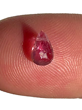 Load image into Gallery viewer, HQ Micro Faceted Pink Sapphire Teardrop Bead NEW!
