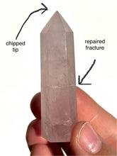 Load image into Gallery viewer, Imperfect Rose Quartz Tower
