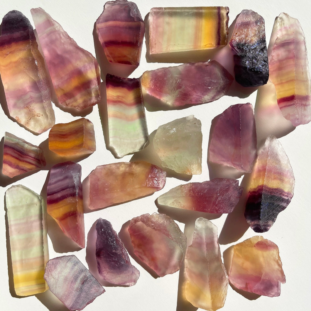 ⊹ Candy Fluorite, Rough ⊹