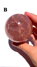 Load and play video in Gallery viewer, Large Rainbowy Fire Quartz Spheres, Choose Your Own NEW!
