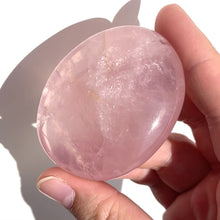 Load and play video in Gallery viewer, ⊹ Star Rose Quartz Palmstone ⊹ Choose Your Own ⊹ NEW!
