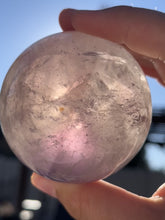 Load and play video in Gallery viewer, Double Phantom Amethyst Sphere NEW!

