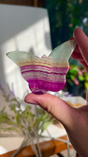 Load and play video in Gallery viewer, ⊹ Candy Fluorite Butterfly Carving ⊹
