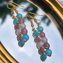 Load image into Gallery viewer, ⊹ Transgender Pride Earrings, Handmade ⊹
