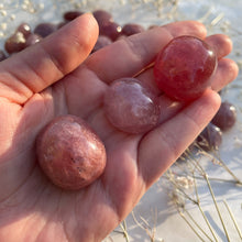 Load image into Gallery viewer, ⊹ Strawberry Quartz, Tumbled ⊹
