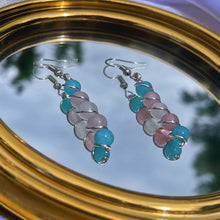 Load image into Gallery viewer, ⊹ Transgender Pride Earrings, Handmade ⊹

