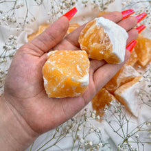 Load image into Gallery viewer, ⊹ Orange Calcite, Rough ⊹
