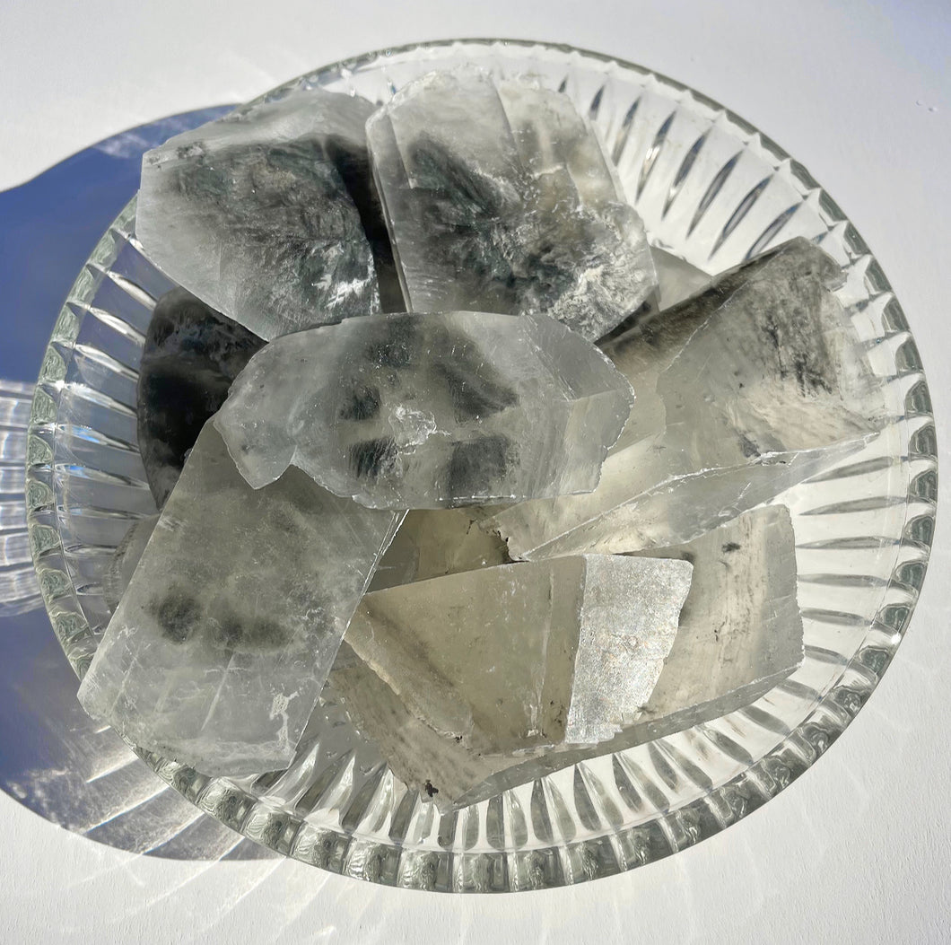 ⊹ Selenite Gypsum, Rough ⊹ Found Personally by the Shop Owner!